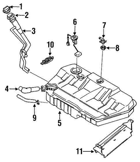 Senders for 1990 Isuzu Impulse #0