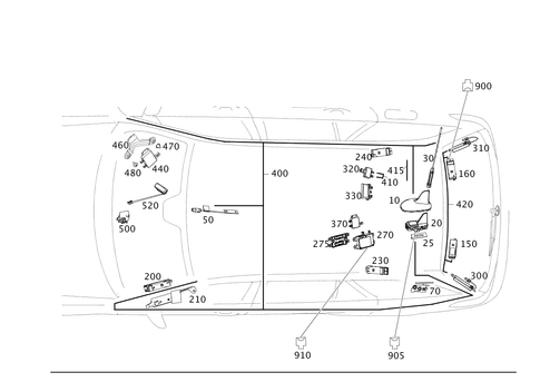 Antenna, Antenna Amplifier and Wiring Harnesses for 2013 Mercedes-Benz E350 #0