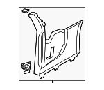 420853173BGRU - Body: Front Trim for Audi: R8 Image