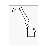 420853453E - Body: Air Inlet Grille for Audi: R8 Image
