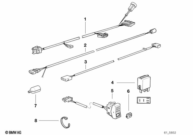 61367924276 - General Electrical System: Mini-Relay Contactor -  for BMW-Motorrad Image image