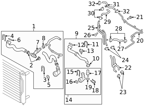 Hoses & Lines for 2012 Volkswagen Beetle #0