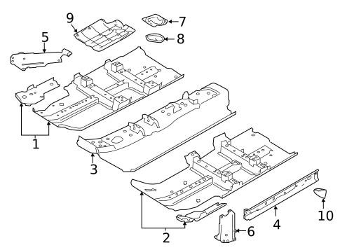 Floor & Rails for 2019 Nissan Qashqai #0