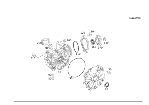 4MATIC&reg; Front Axle Drive for 2010 Mercedes-Benz C300 #0