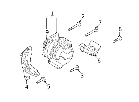 Alternator/Generator & Related Components for 2004 Mazda 6 #0
