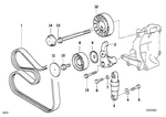 11287636373 - Engine: Ribbed V-Belt for BMW Image
