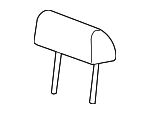 20757998 - Body: Headrest for Cadillac: Escalade ESV | Chevrolet: Silverado 1500, Silverado 2500 HD, Silverado 3500 HD, Suburban 1500, Suburban 2500, Tahoe | GMC: Sierra 1500, Sierra 2500 HD, Sierra 3500 HD, Yukon, Yukon XL 1500, Yukon XL 2500 Image