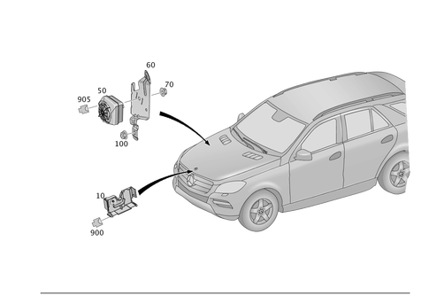 Anti-Theft Alarm System for 2014 Mercedes-Benz ML350 #0