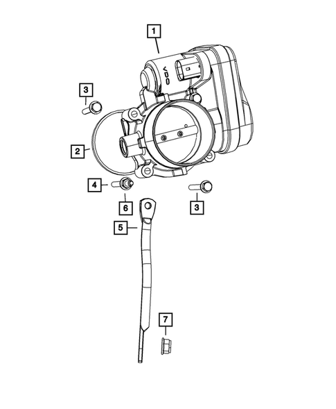 Throttle Body for 2007 Chrysler Sebring #0