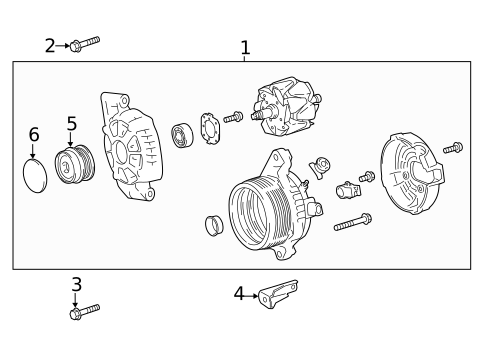 Alternator for 2020 Toyota Camry #0