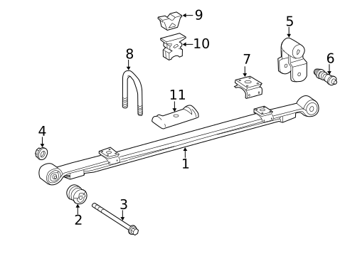 Rear Suspension for 2009 Dodge Sprinter 3500 #1