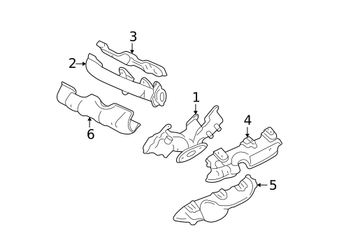 Exhaust Manifold for 2007 Buick Rendezvous #0
