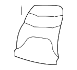 1AN001J1AA - Body: Seat Back Cover for Chrysler: Town &amp; Country | Dodge: Caravan, Grand Caravan Image