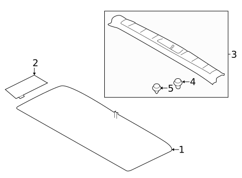 Interior Trim - Rear Body for 2024 Subaru Ascent #2
