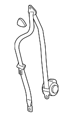 19207365 - Body: Lap &amp; Shoulder Belt for Pontiac: G6 Image