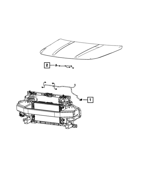 Wiring, Headlamp to Dash for 2025 Jeep Wagoneer S #1