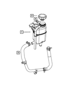 55080024AB - : Coolant Recovery Bottle Cap for Mopar Image