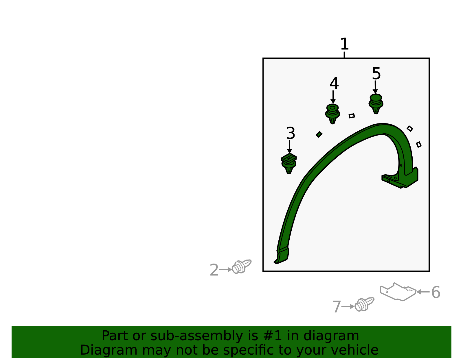 KD53-51-W30C-8N - 2013-2016 Mazda CX-5 - Wheel Opening Molding