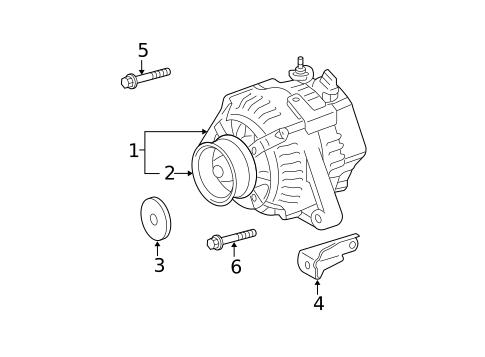 Alternator for 2007 Lexus ES350 #1