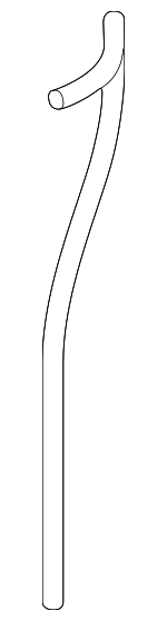 21742JK90A - Cooling System: Overflow Hose for Nissan: 370Z Image