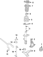 48045F4010 - Suspension: Spring Seat for Toyota Image