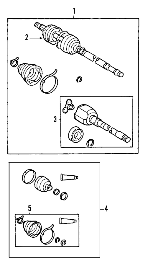 Axle Shafts & Joints for 2010 Toyota Camry #0