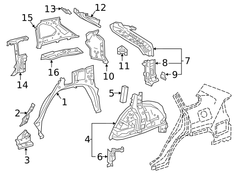 Inner Structure for 2025 Toyota RAV4 #0