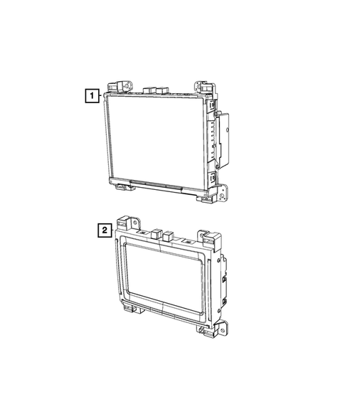 Radio, Antenna, Speakers, DVD, and Video systems for 2021 Dodge Challenger #1