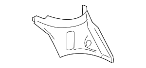 15780004 - Body: Front Driver Side Wheelhouse Rear Panel for GM Image
