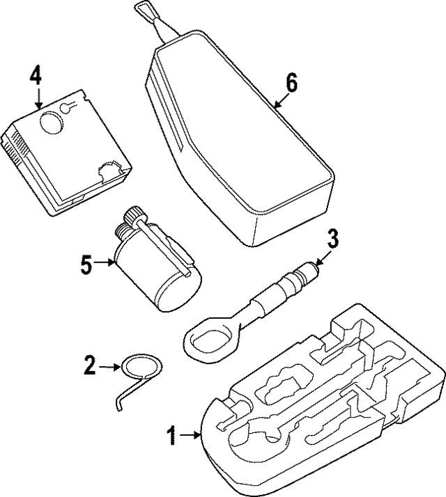 10A012115C - Body: Storage Tray for Audi Image