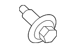 11609465 - Body: Body B-Pillar Trim Panel Bolt for GM Image