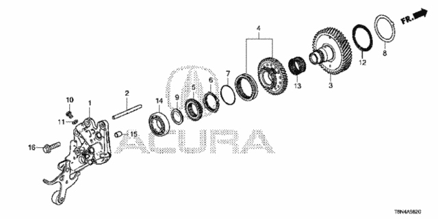 AT Idle Shaft for 2019 Acura NSX #0