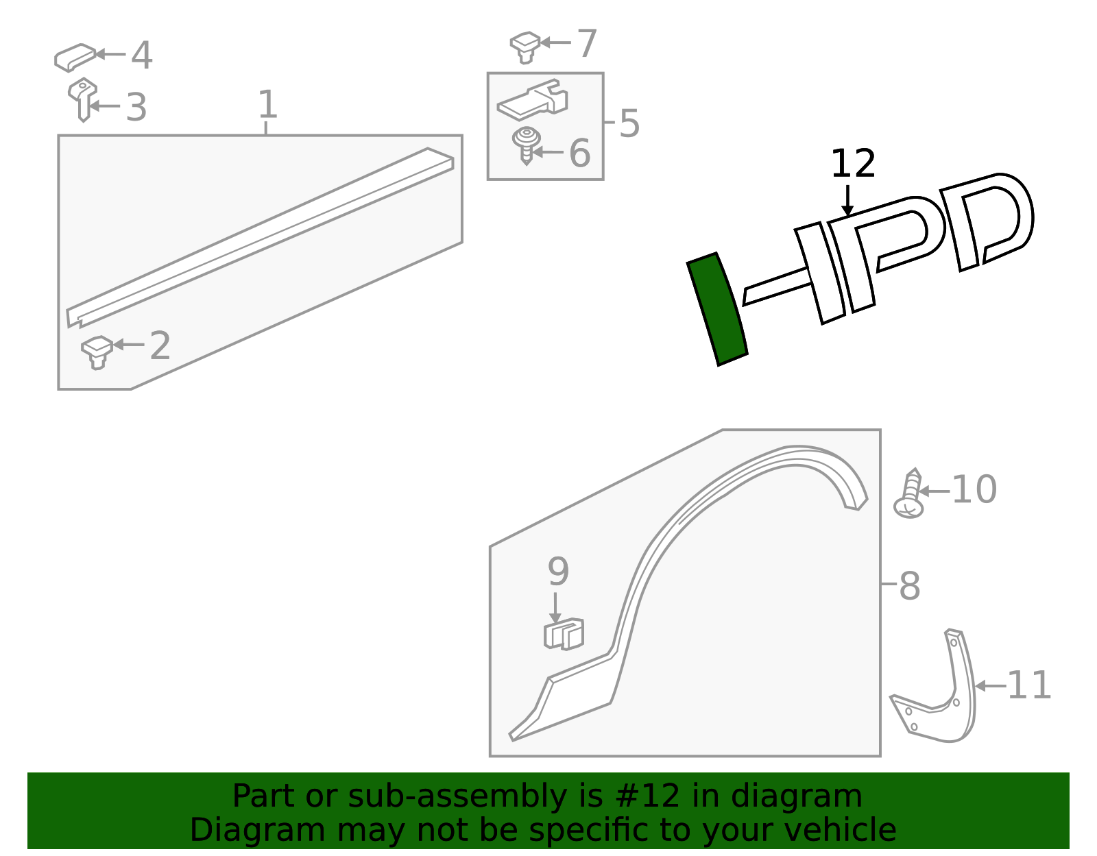 08F30-T6Z-100 - Exterior Graphics Package, Hpd 2021-2023 Honda ...