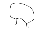 8860038100GDN - Body: Headrest for Hyundai Image