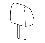 7L3Z18611A08AA - Body: Headrest for Ford: F-150 Image