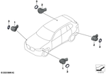 66209826983 - : Ultrasonic-Sensor Manhattan for BMW Image