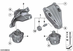 22116859845 - : Engine Mount, Left for BMW Image