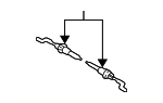 XR81957 - : Release Cable for Jaguar: S-Type Image