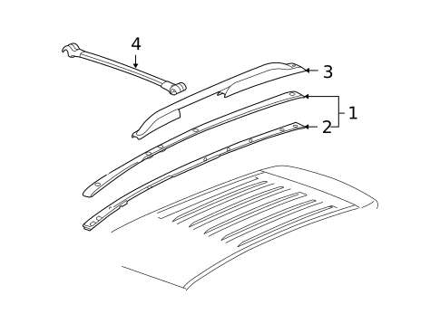 Luggage Carrier for 2007 Pontiac Torrent #0