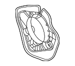 KR9P3221XA - Steering: Lower Plate for Mazda Image