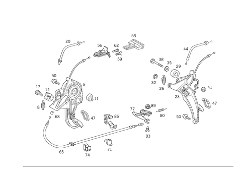 Foot Operated Parking Brake for 2002 Mercedes-Benz ML55 AMG #0