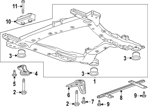 Suspension Mounting for 2025 Buick Enclave #0