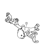 5066449AB - Front Suspension &amp; Drive: Service Front Axle for Mopar Image