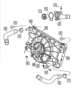 5037173AA - Cooling: Thermostat Gasket for Mopar Image