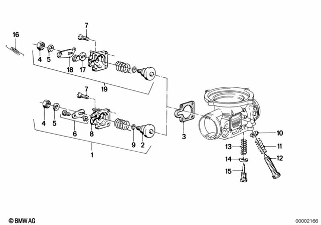 13111257816 - : Choke Body Left           for BMW-Motorrad Image