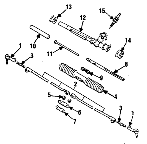 Steering Gear & Linkage for 1988 Oldsmobile Cutlass Calais #0