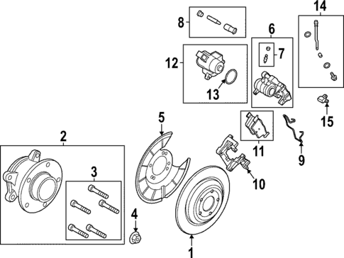Brake Components for 2023 Ford Maverick #0