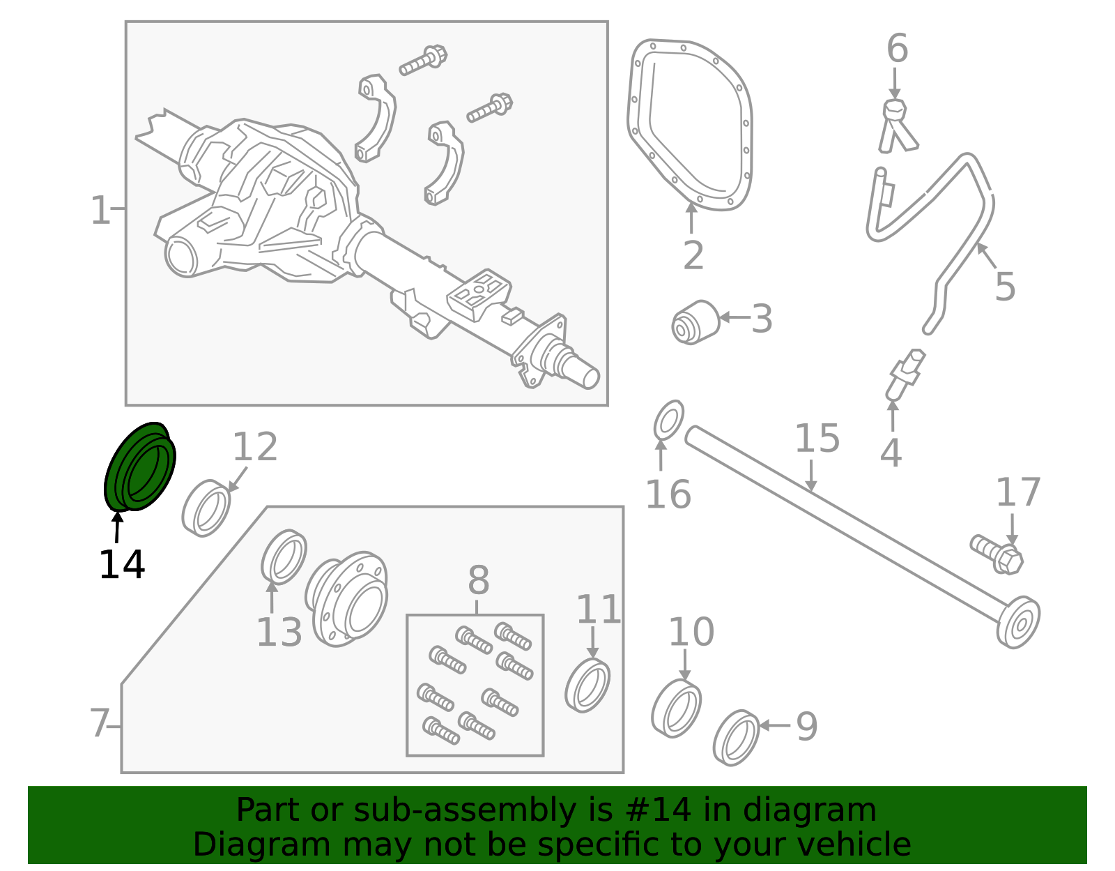 HC3Z-1S175-A - Seal 2017-2026 Ford | Ford Parts Direct