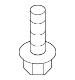 17525S0XA00 - Fuel System: Tank Strap Bolt for Honda Image