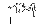 6905748140 - Body: Cylinder &amp; Keys for Toyota: Highlander Image